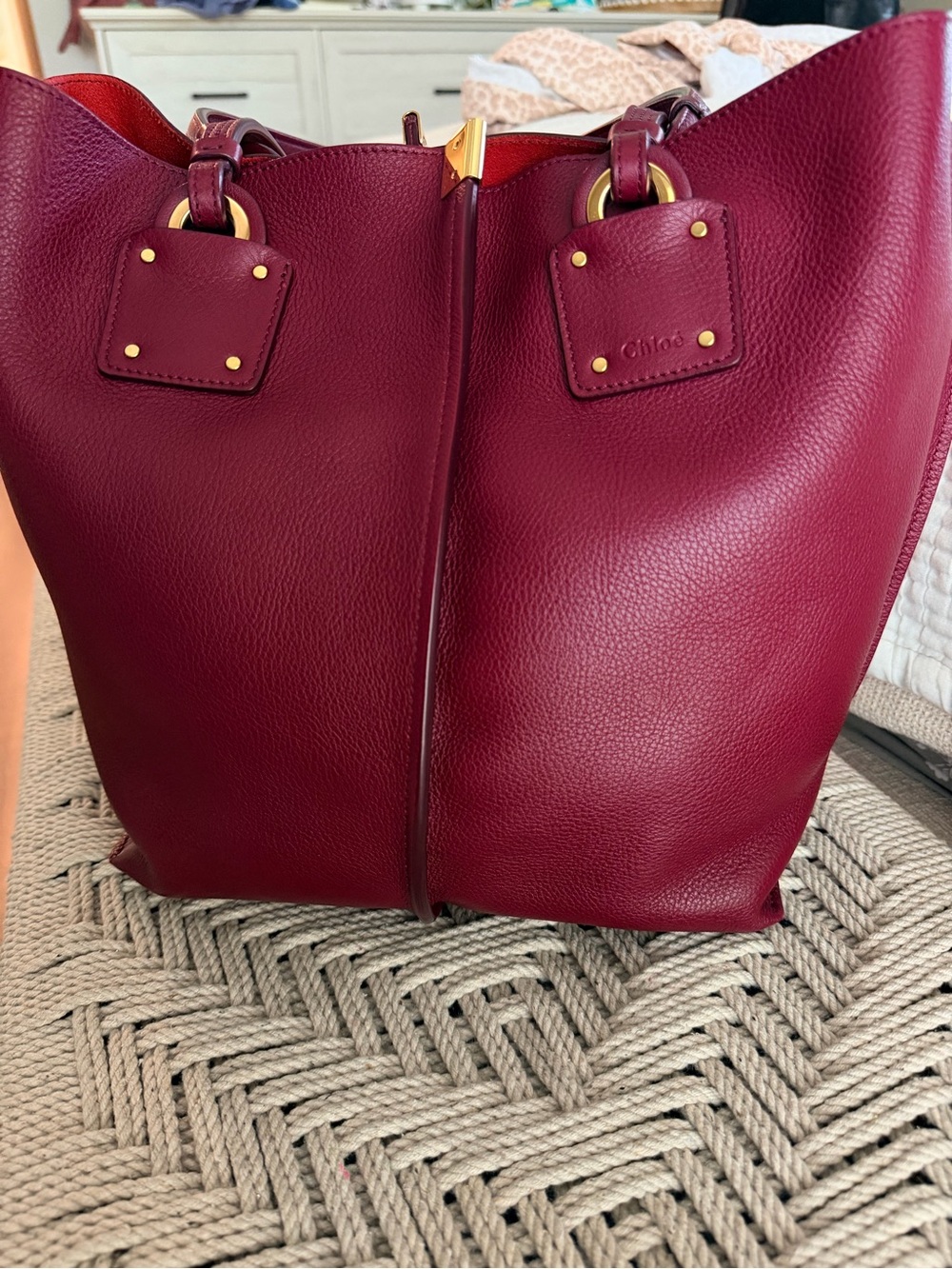 Chloe Vick tote medium burnt mahogany excellent condition - Picture 2 of 10